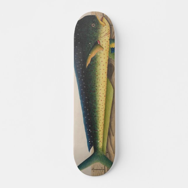 Mahi-Mahi Fish Kunstwerk Skateboard (Vorne)