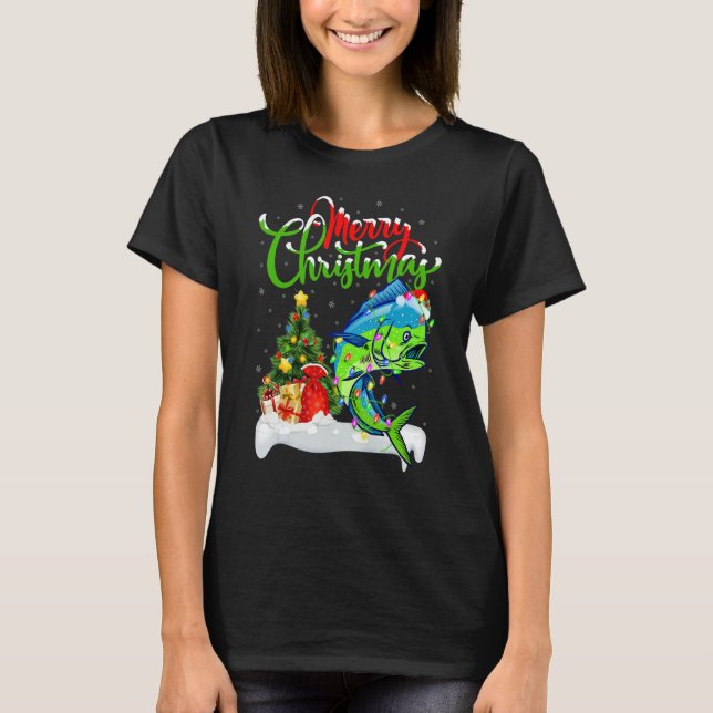 Mahi Mahi Fish   Xmas Decorations Mahi Mahi Christ T-Shirt (Vorderseite)