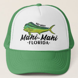 Mahi Mahi Key West Florida Fischerei Coryphaena Ge Truckerkappe