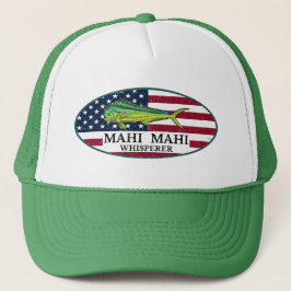 Mahi Mahi Whisperer Nautical Coastal Mahi Mahi Truckerkappe