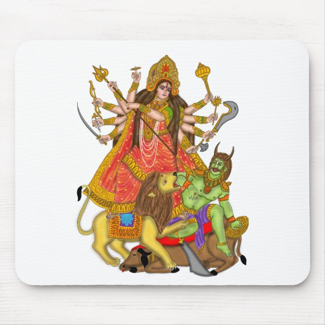 Mahishasur Mardini Durga Mouse Pad Mousepad (Vorne)