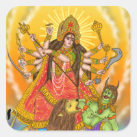 Mahishasur Mardini Durga Stickers