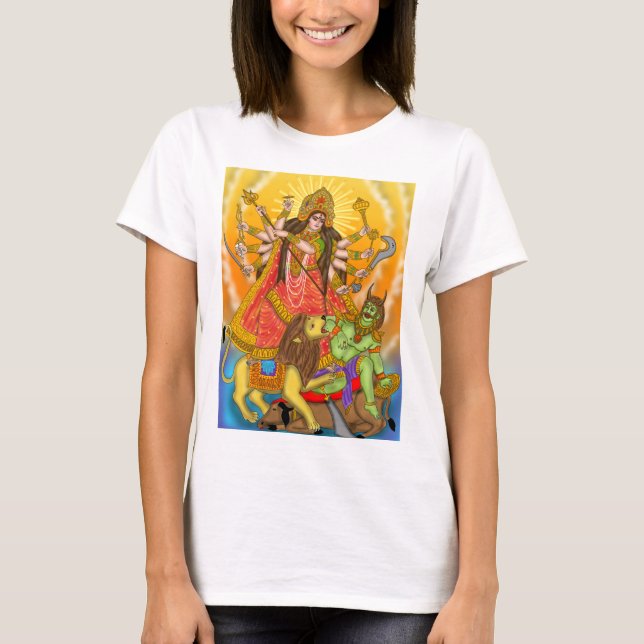 Mahishasur Mardini Durga T - Shirt (Vorderseite)