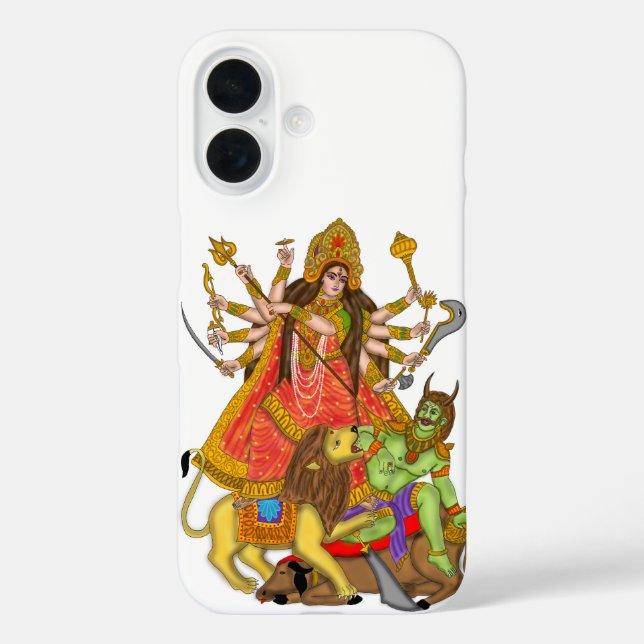 Mahishasur Mardini Durga Telefonabdeckung Case-Mate iPhone Hülle (Rückseite)