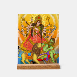 Mahishasur Mardini Durga Zeichen Acrylschild