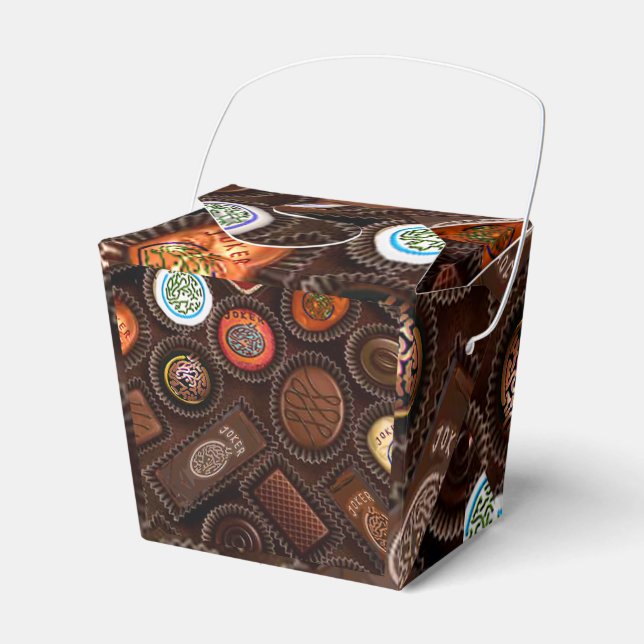 Mahj Chocolates Geschenkboxen Geschenkschachtel (Vorderseite)