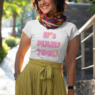 Mahj Mahjong Mah Jongg Rosa Zitat Cute Lustig T-Shirt
