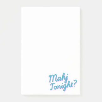 Mahj Tonight Post-its für Freunde Post-it Klebezettel