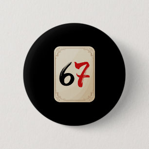 Mahjong 6 und 7 passend 67 Mahjong-Gruppencostüm Button