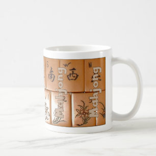 Mahjong auf Fliesen (Set 4) Kaffeetasse