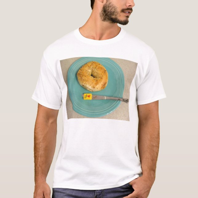 Mahjong Bagel-Frühstück T-Shirt (Vorderseite)