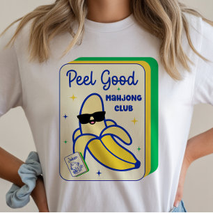 Mahjong-Banane-Spiel-Kachel-T-Shirt T-Shirt