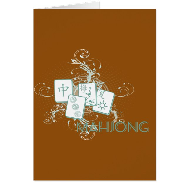 Mahjong blau (Vorne)