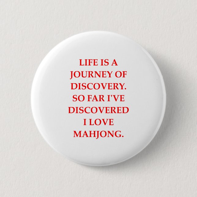 MAHJONG BUTTON (Vorderseite)