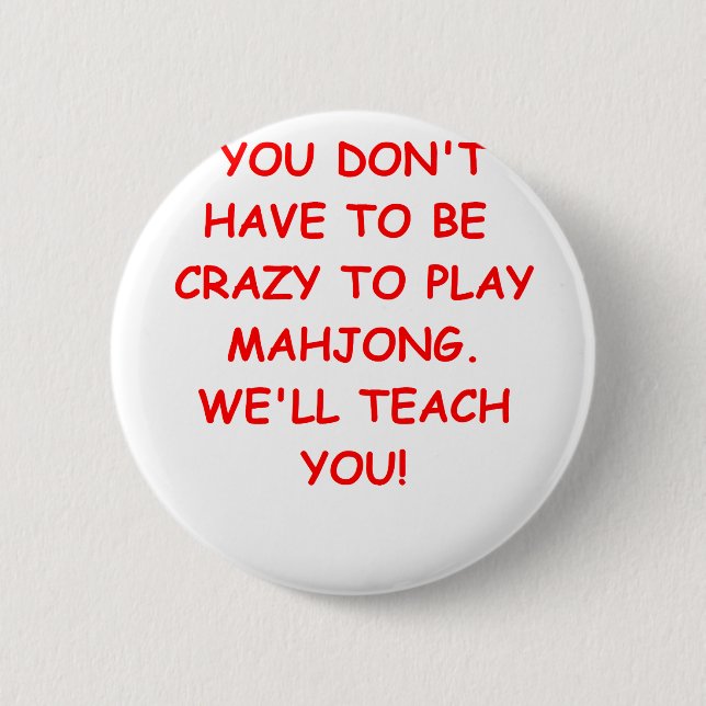 mahjong button (Vorderseite)