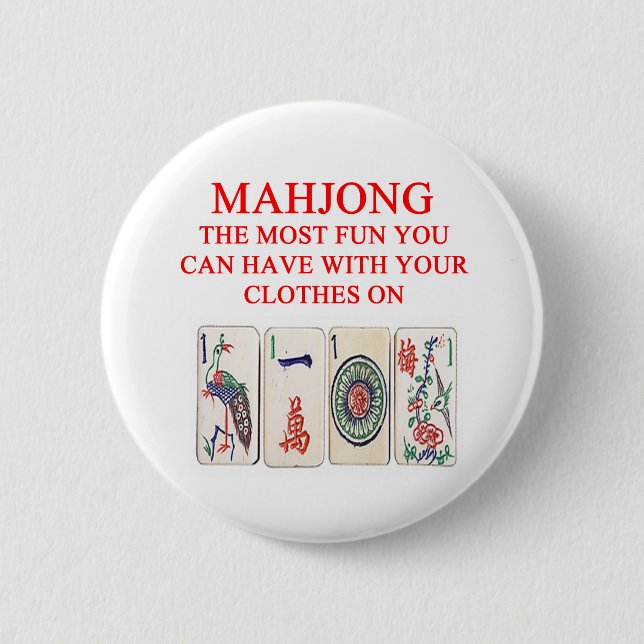 MAHJONG BUTTON (Vorderseite)