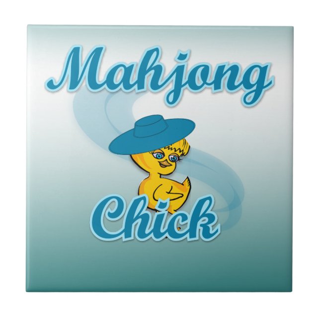 Mahjong Chick #3 Fliese (Vorderseite)