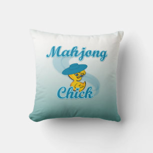 Mahjong Chick #3 Kissen