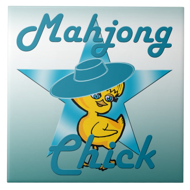 Mahjong Chick #7 Fliese (Vorderseite)