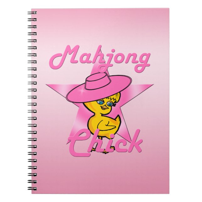 Mahjong Chick #8 Notizblock (Vorderseite)