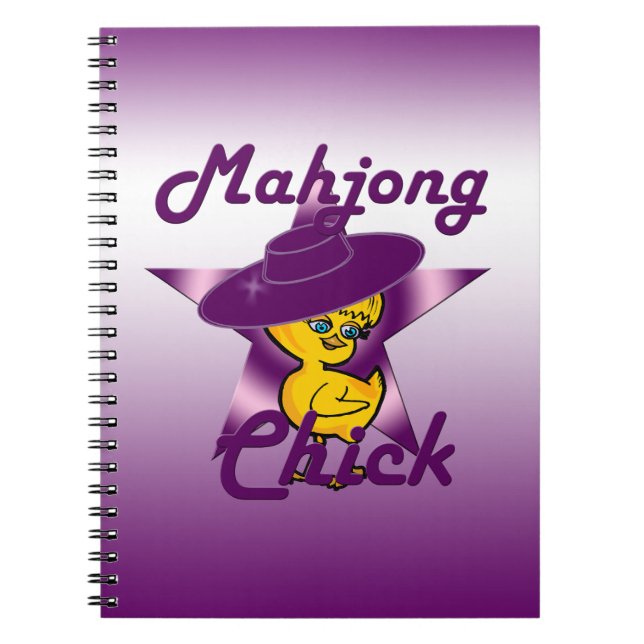 Mahjong Chick #9 Notizblock (Vorderseite)
