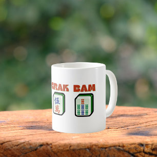 Mahjong Dot Crak Bam Kaffeetasse