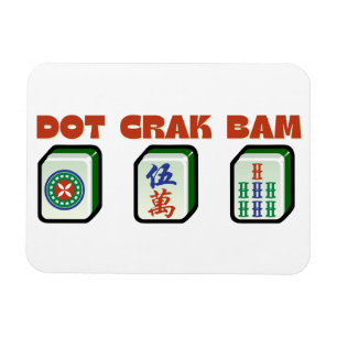 Mahjong Dot Crak Bam Magnet