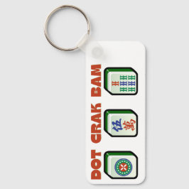 Mahjong Dot Crak Bam Schlüsselanhänger