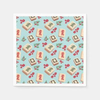 Mahjong Dragon Tile Paper Napkins Serviette