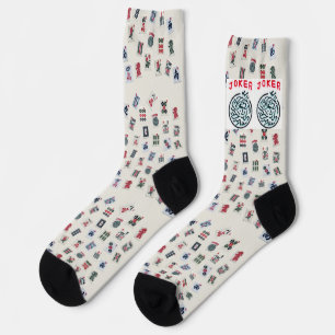 MahJong-Fliesen (Symbole) Socken