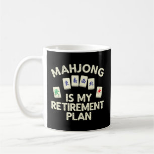 Mahjong für Mahjong Player-Rente Kaffeetasse