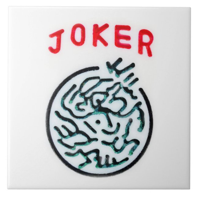 MahJong game symbol Joker tile Fliese (Vorderseite)