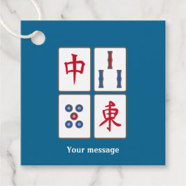 Mahjong Game Tiles Design Geschenkanhänger