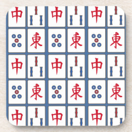 Mahjong Game Tiles Design Getränkeküste Getränkeuntersetzer