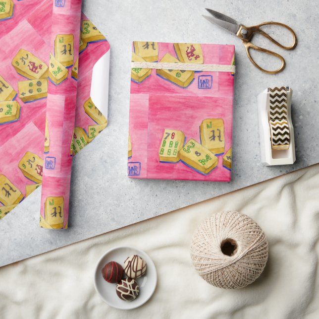 Mahjong Geschenkpapier (Kunsthandwerk)