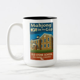 Mahjong in the Gap Coffee Mug Zweifarbige Tasse