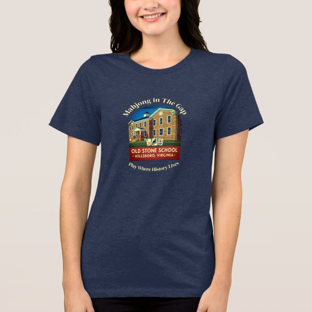 Mahjong in the Gap - Tri-Blend Tshirt (Vorderseite)