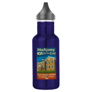 Mahjong in the Gap - Water Bottle 18oz Edelstahlflasche