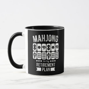 Mahjong ist mein Rentenplan Tasse