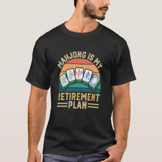 Mahjong ist mein Rentenplan Vintage Mah jongg Ti T-Shirt