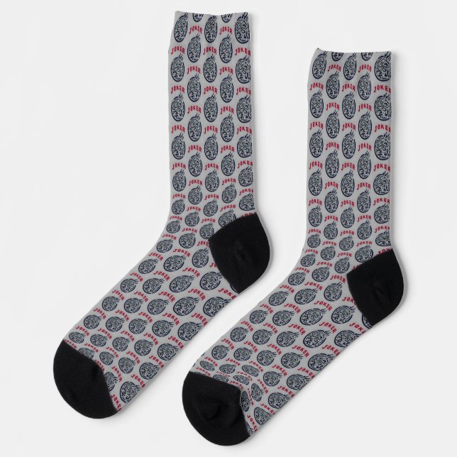 Mahjong Joker Socks Socken (Linkes Detail)