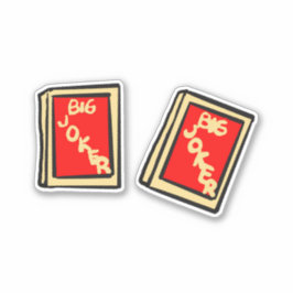 Mahjong Joker Tile Stickers Aufkleber