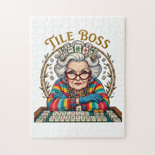 Mahjong-Kachel Boss Puzzle