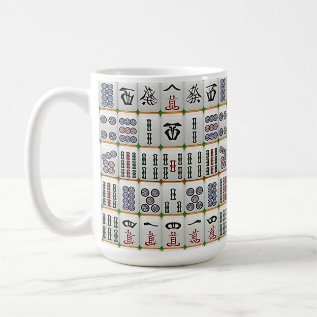 Mahjong Kaffeetasse (Links)