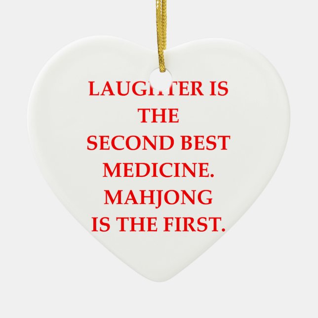 mahjong keramikornament (Vorne)