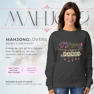 Mahjong-Liebhaber Damen Basic Sweatshirt
