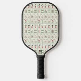 Mahjong Lovers Pickleball Paddle