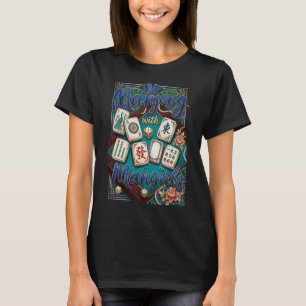 Mahjong, Mahjong mit Mahgirls, Sommer-Spielnacht T-Shirt