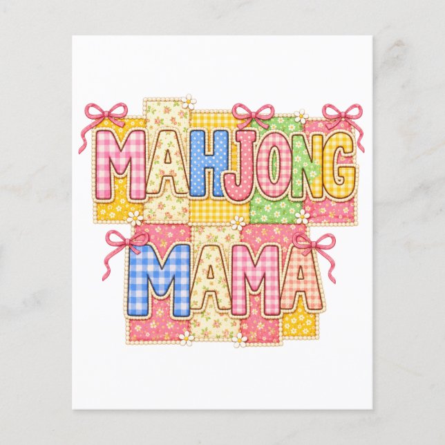 Mahjong Mama Flyer (Vorne)