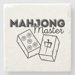 Mahjong Master Steinuntersetzer